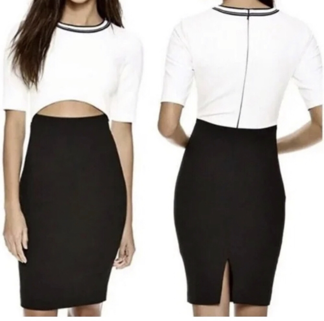 Elizabeth & James “Kenya” color block dress (altered sleeves) image indicator(2)