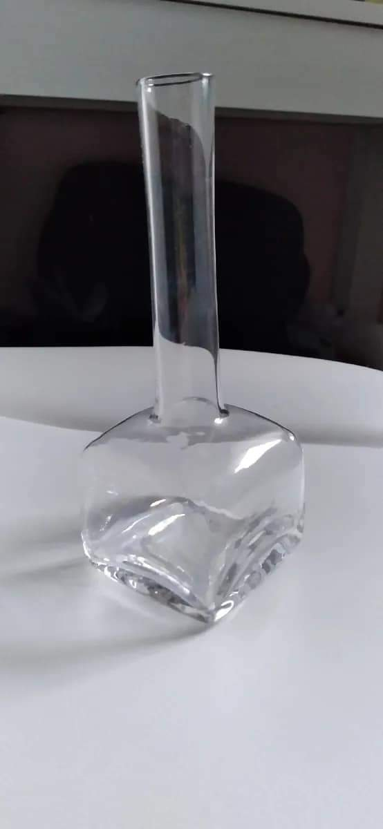 Vintage Fluted Clear Glass Bud Vases $3ea  4/$10 image indicator(3)