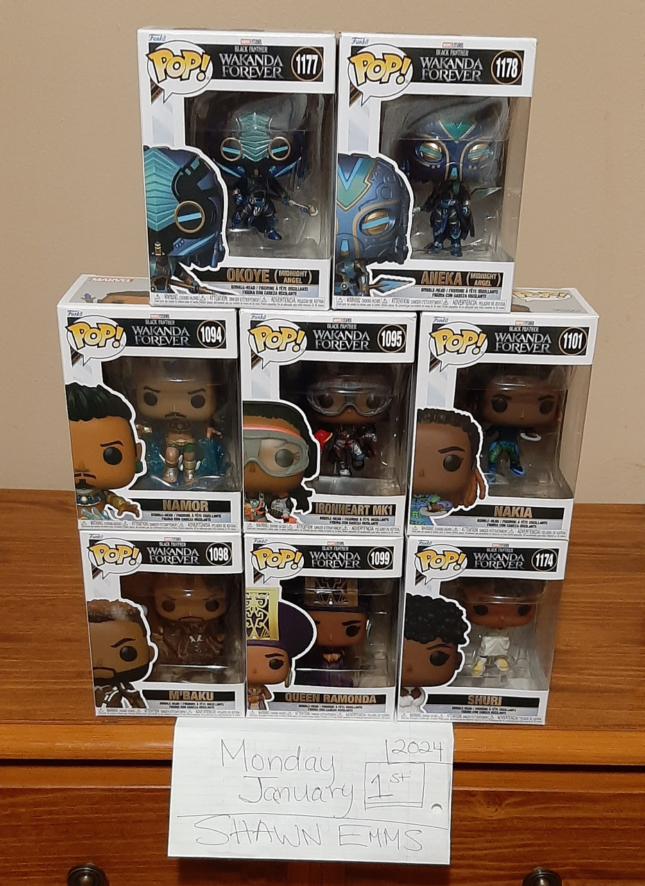 Funko Pop! Black Panther: Wakanda Forever (As Set Only!!) thumbnail
