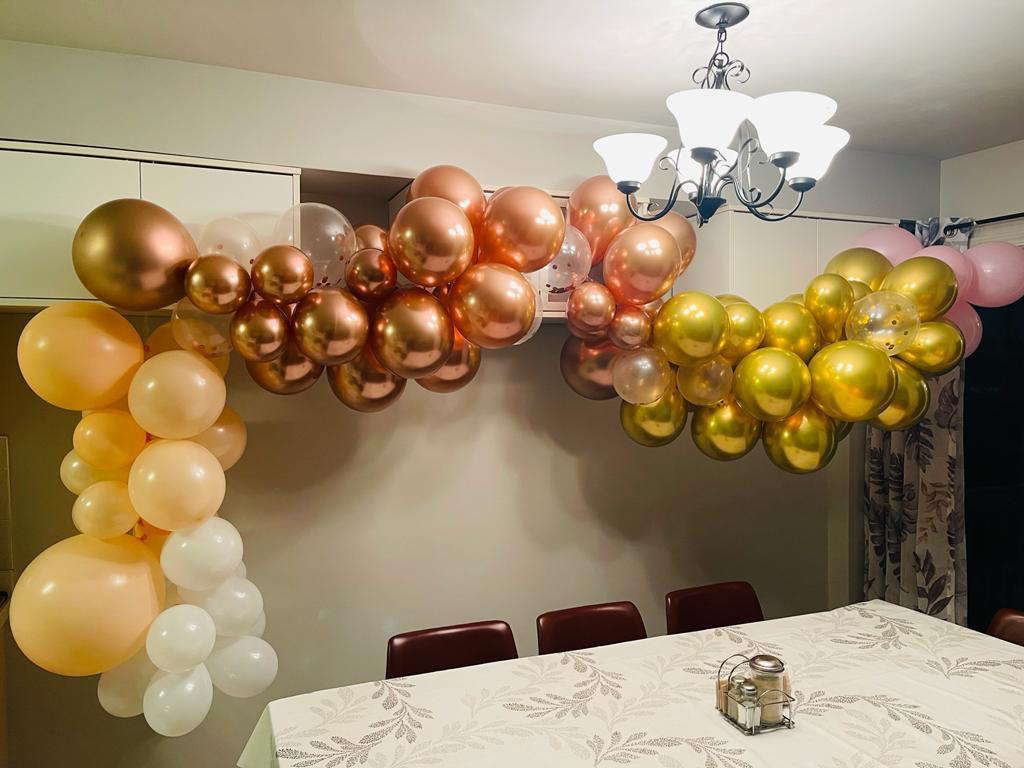 ballon garland used for my daughter’s birthday last  sunday thumbnail