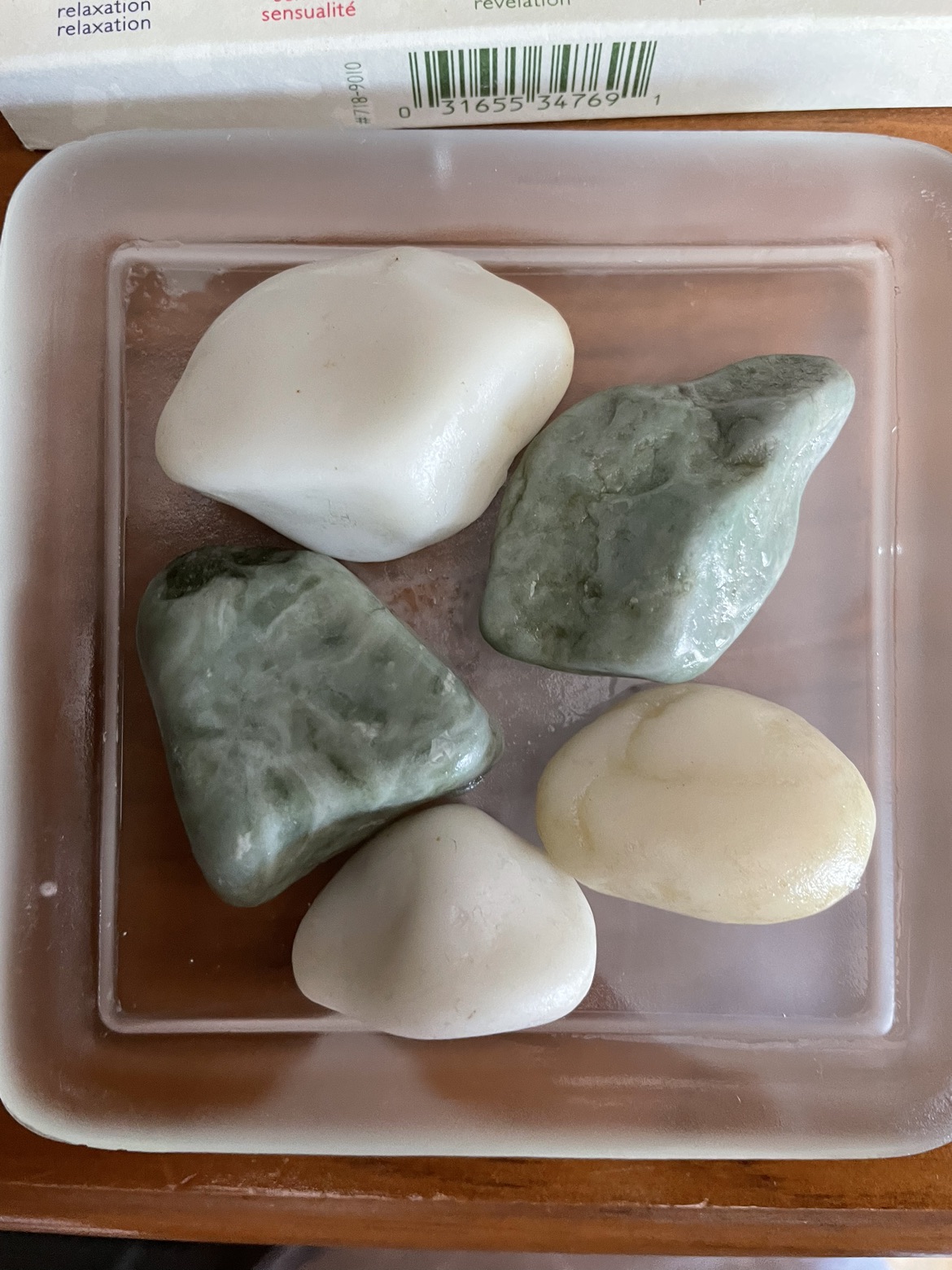 Natural diffuser Aromatic stone with essence oils & plate thumbnail