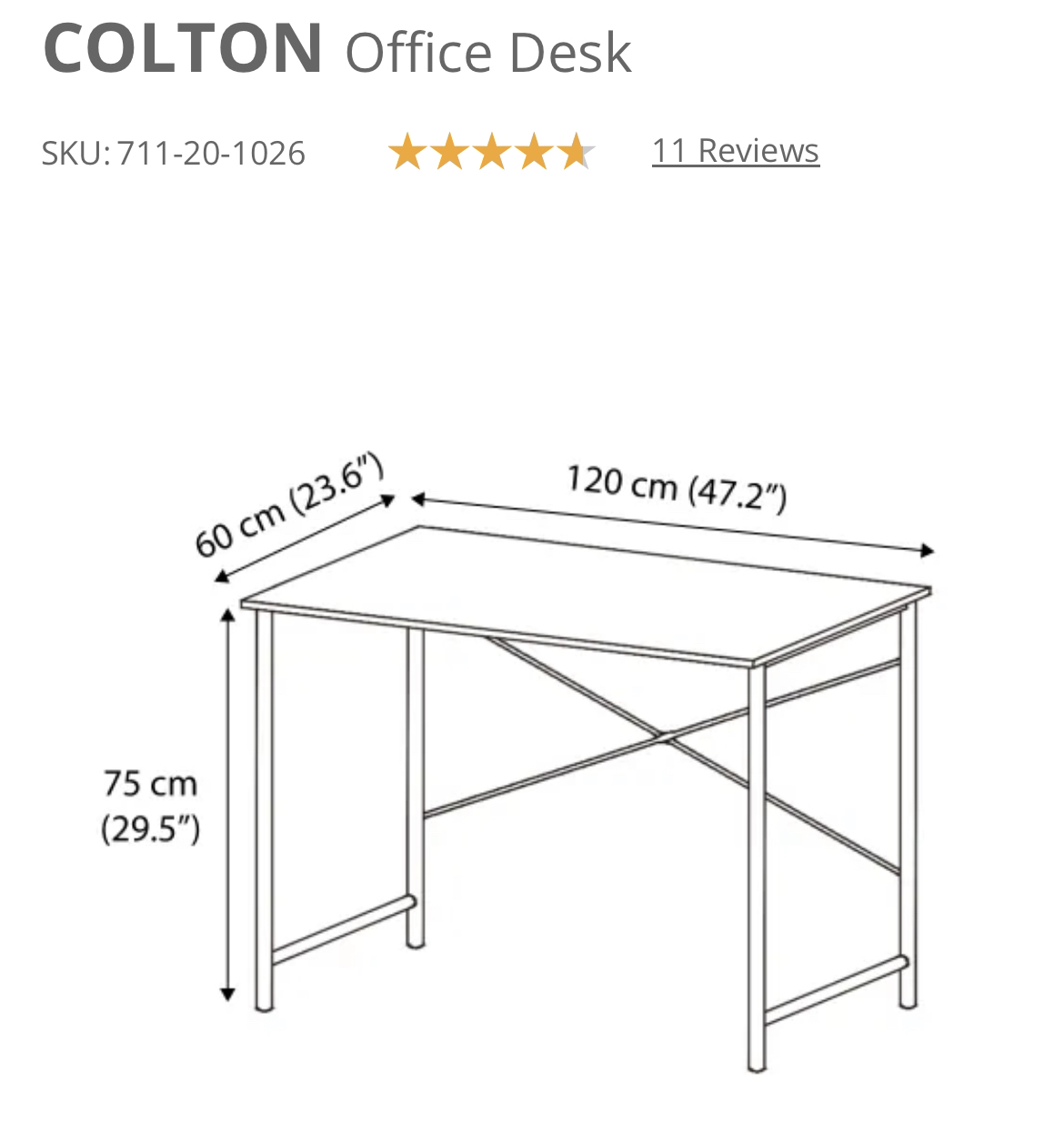 Office desk 90% new - photo 5