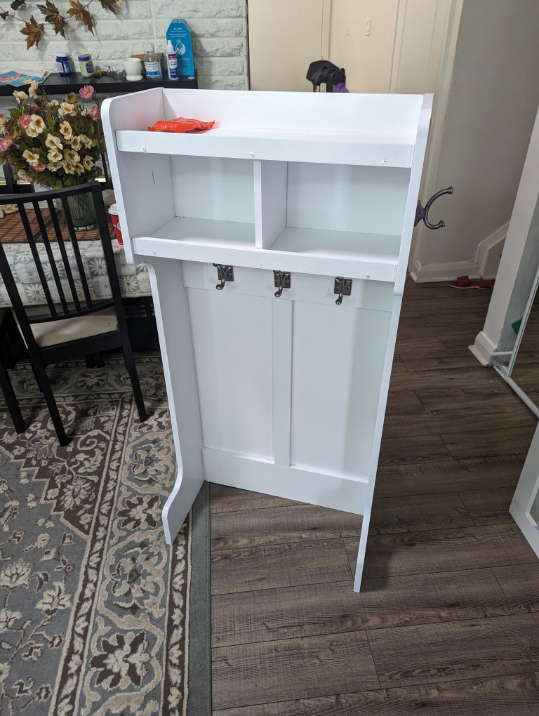 24W Hall Tree Entryway storage/hanger