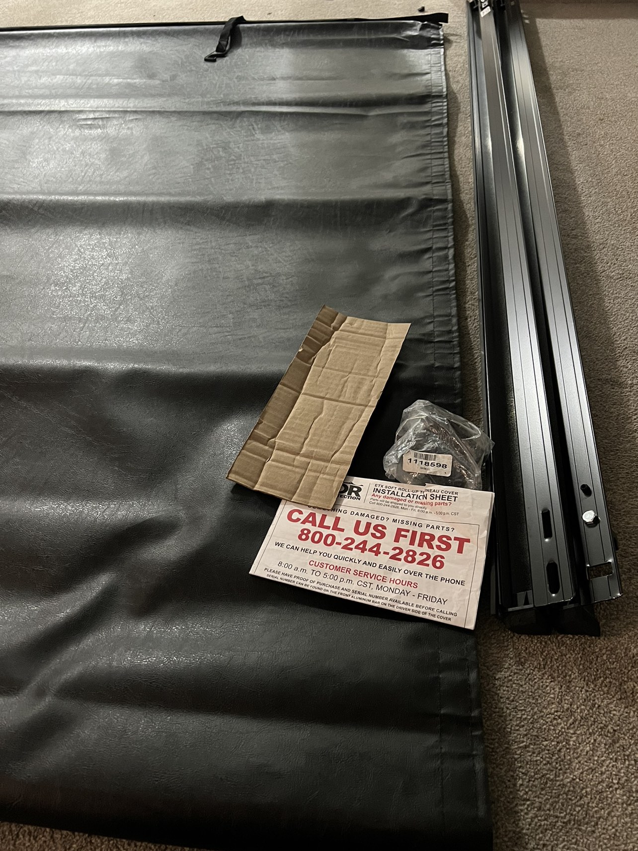 Soft Roll Up Truck Bed Tono Cover, 04-14 Ford F-150, 6.6FT Bed image indicator(6)