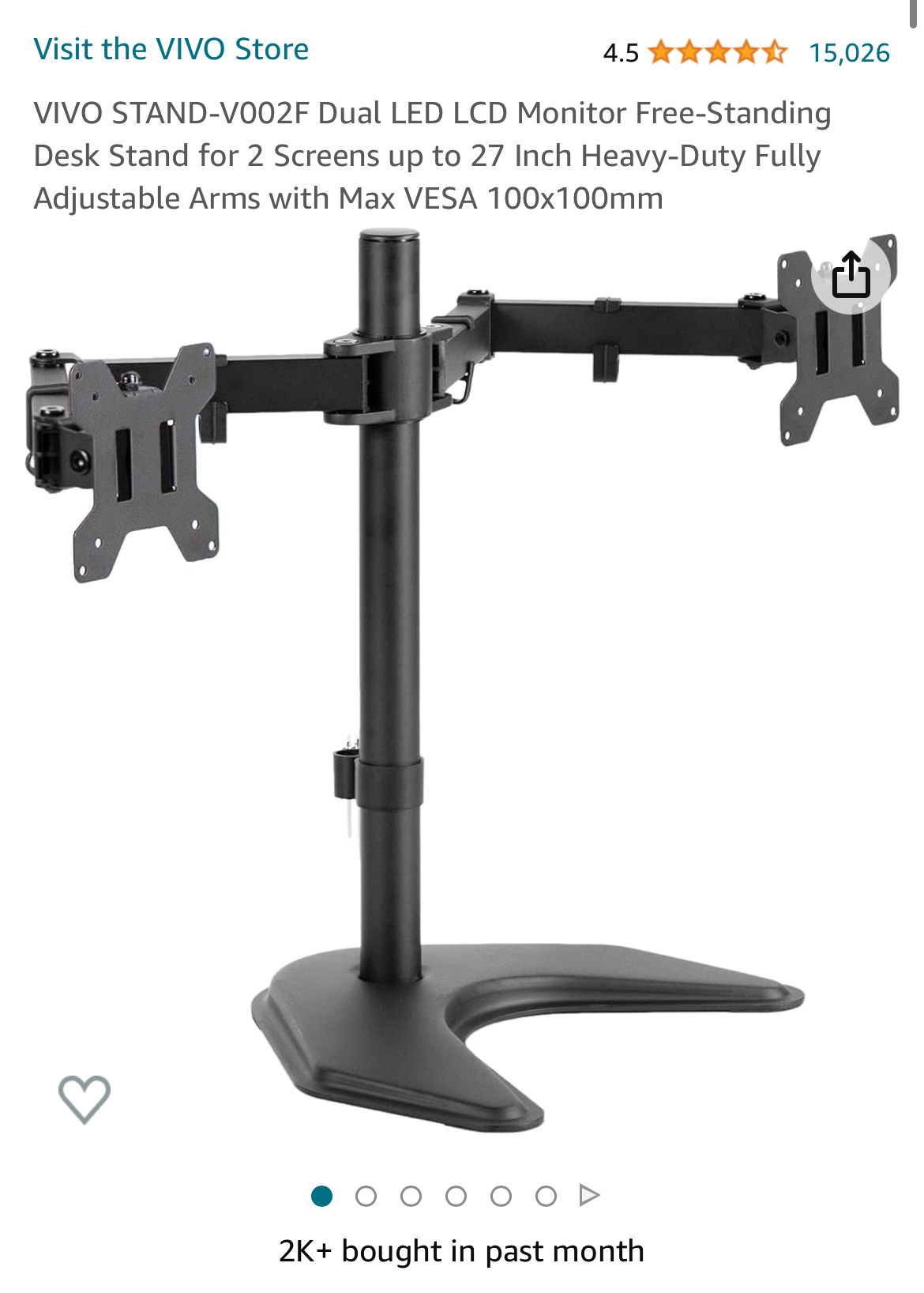 24inch hp Monitors (2) and Stand - photo 5