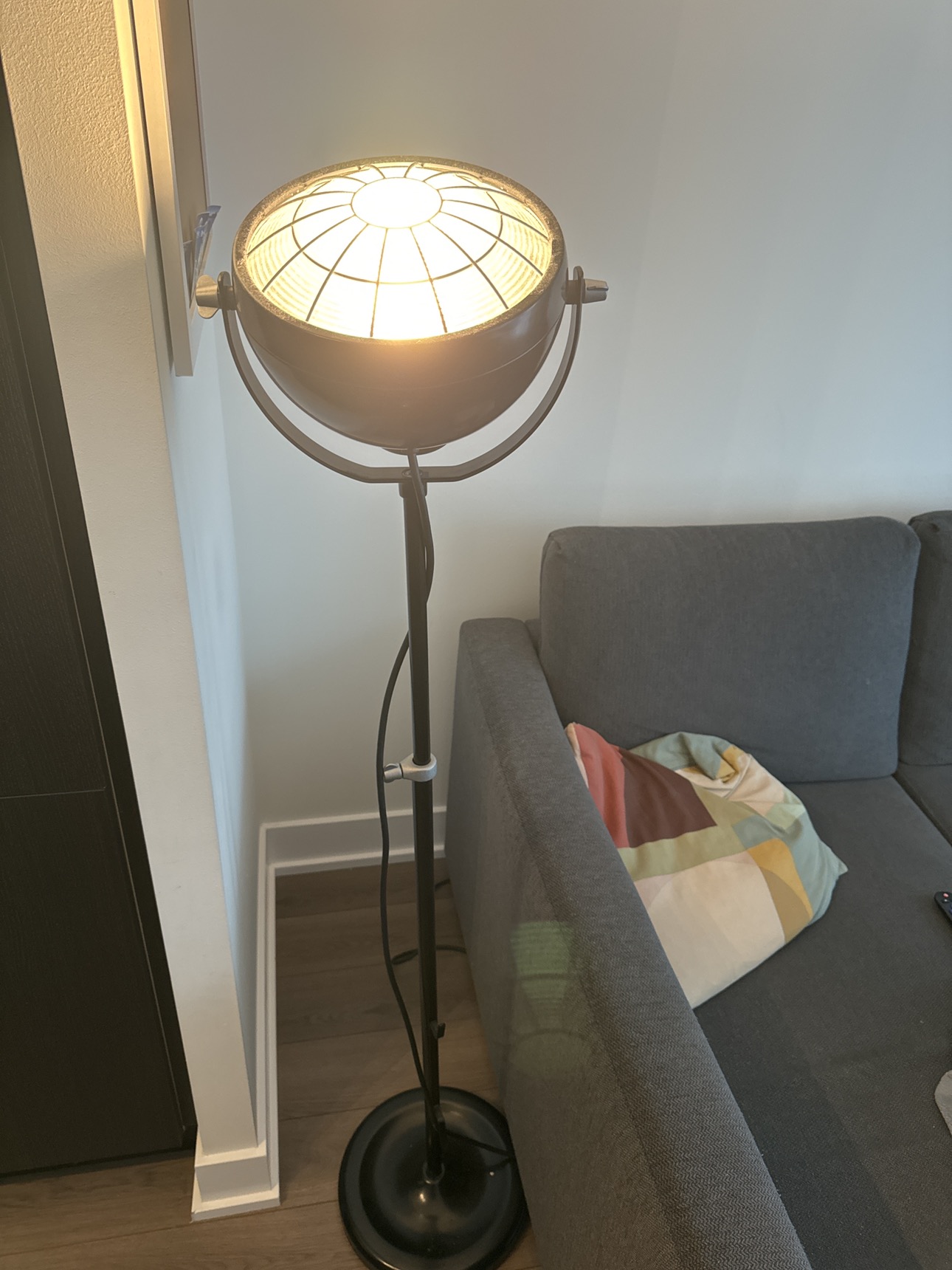 Floor Lamp - IKEA Svartnora Black Adjustable