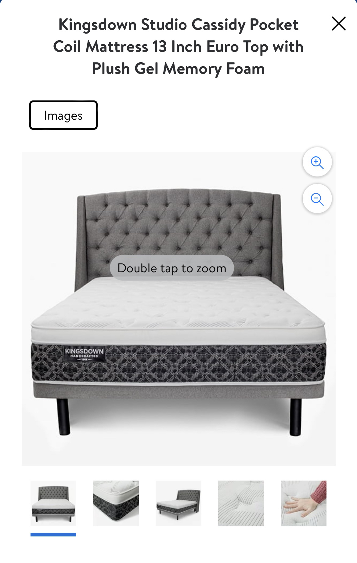 Queen-sized Kingsdown Mattress - photo 2