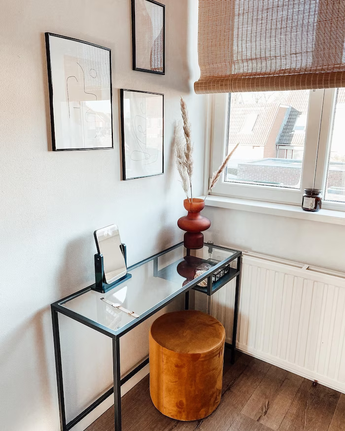 IKEA, Laptop table, black/glass - photo 2
