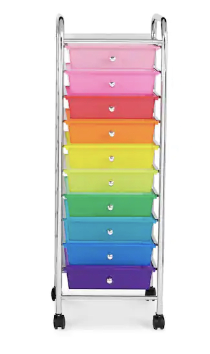 10 drawer storage unit