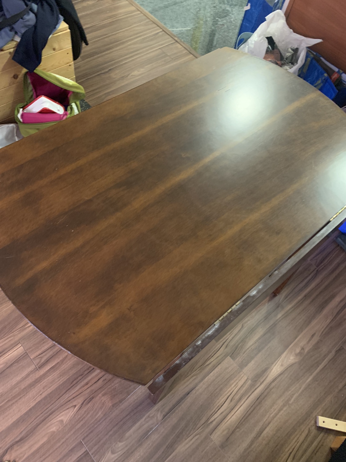 Foldable Round wood table - photo 5