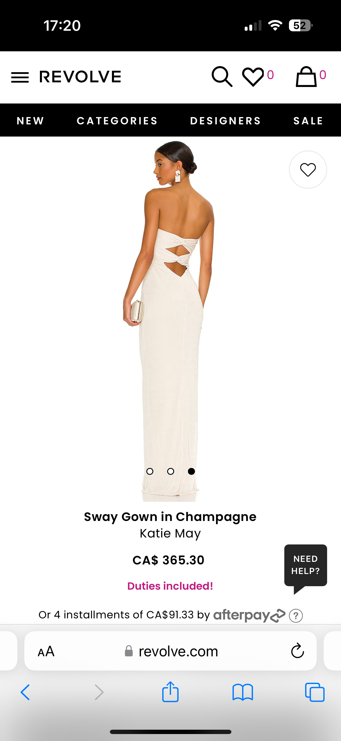 Champagne Katie May - REVOLVE dress - NEW - photo 2
