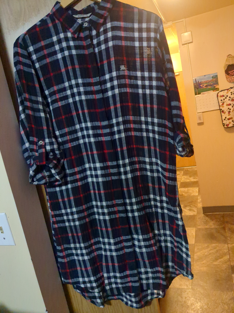 Authentic Burberry Shirt Dress image indicator(2)
