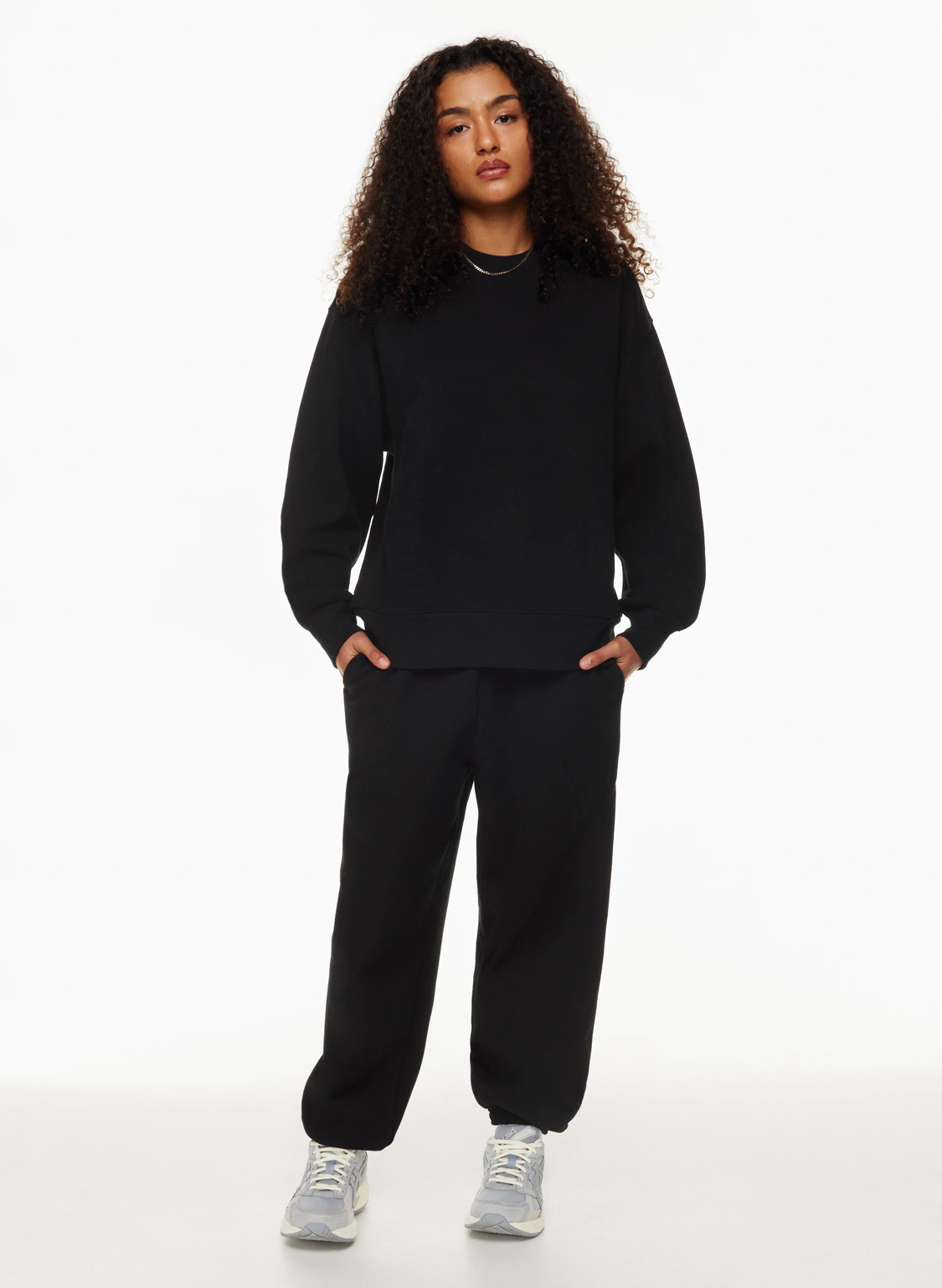 TNA Cozy Fleece Boyfriend Crew Sweatshirt Size Small - photo 4