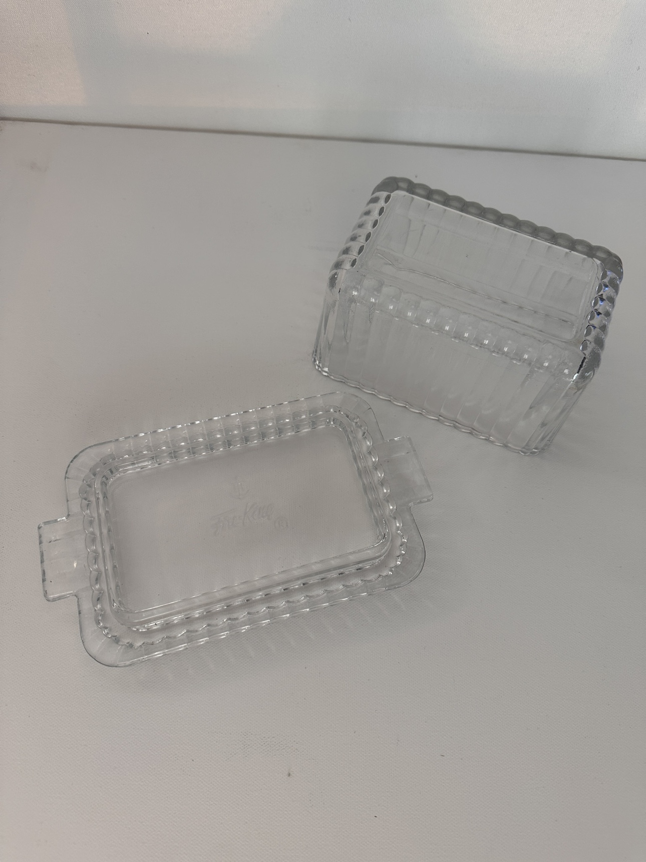 Vintage Fluted Butter Dish - photo 2