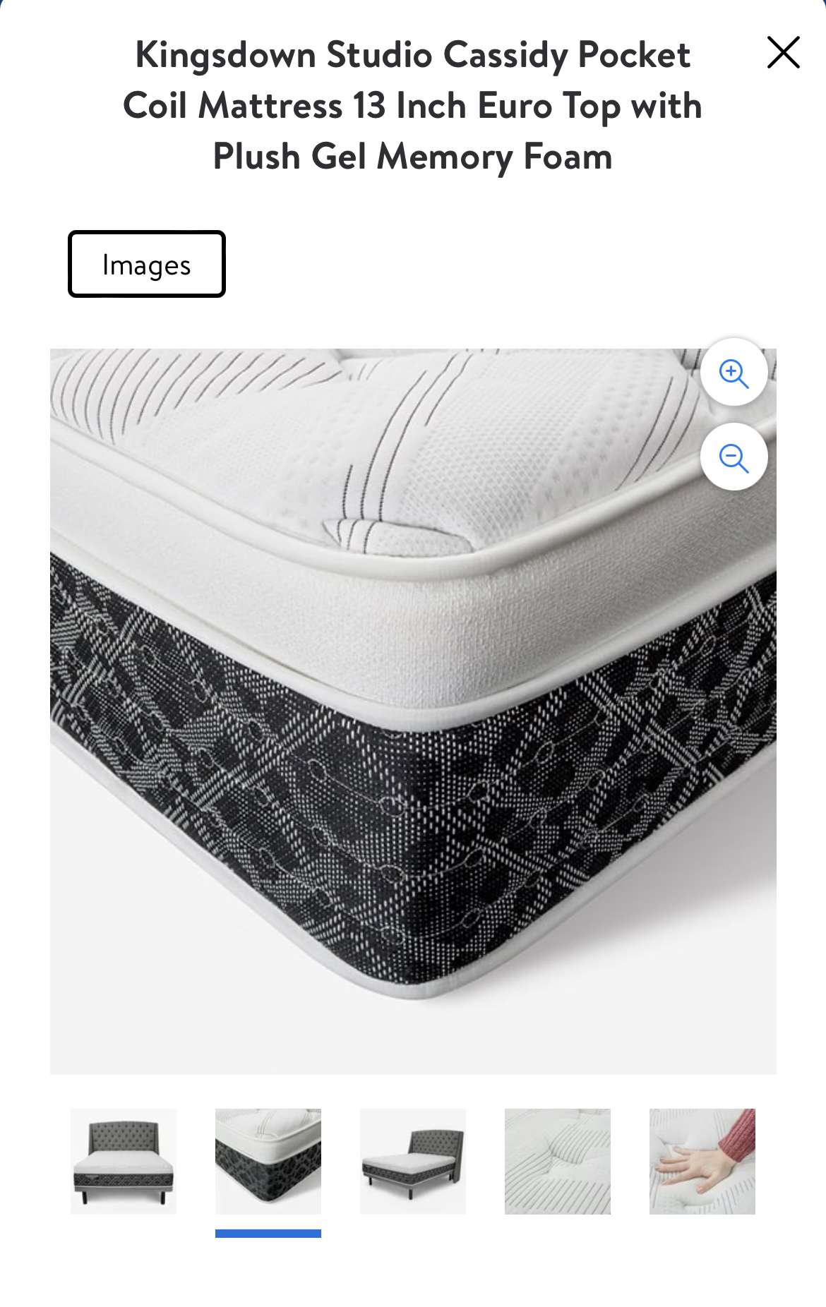 Queen-sized Kingsdown Mattress - photo 3