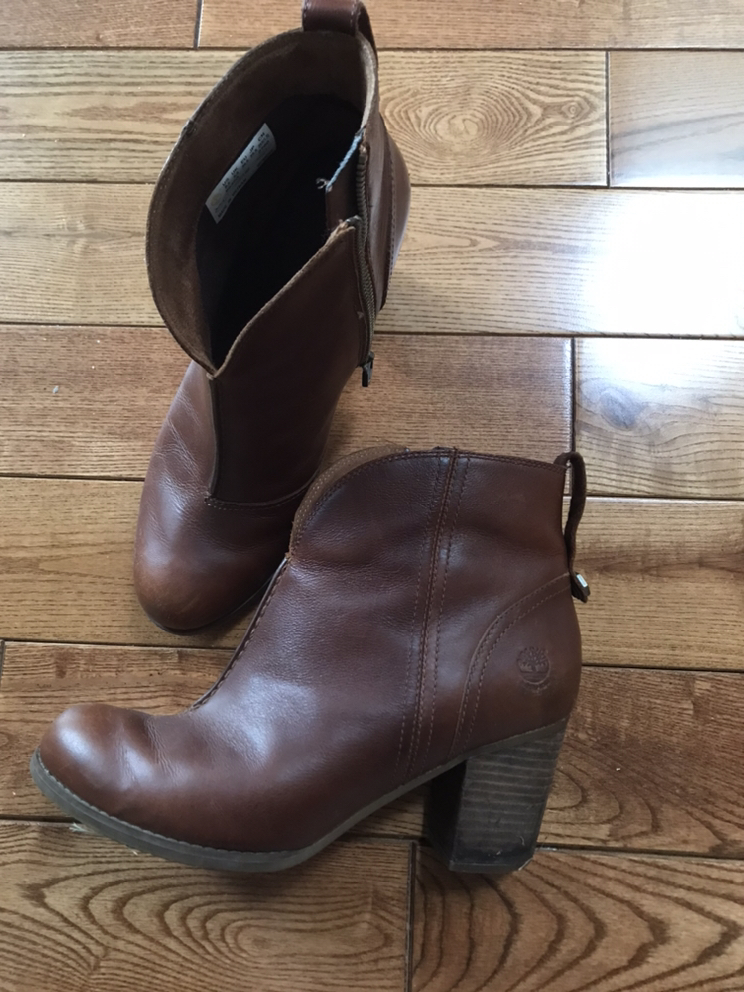 Timberland waterproof leather high-heel booties - photo 4