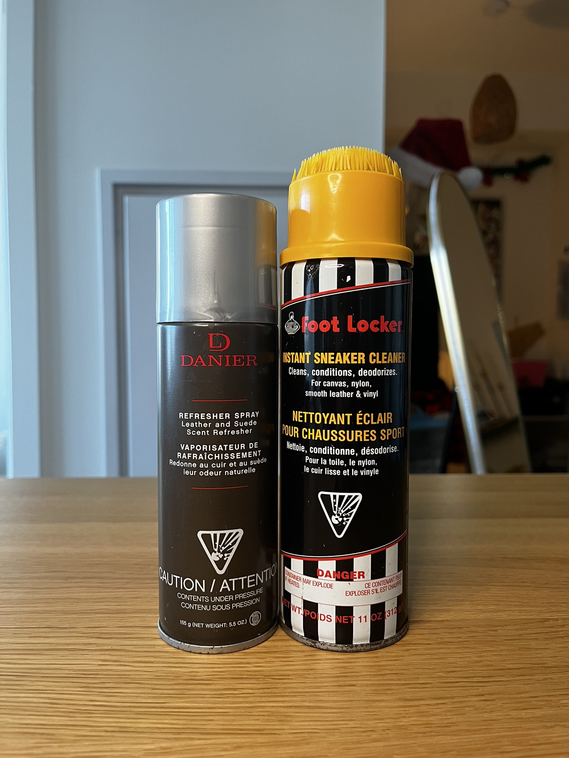 Shoe & leather cleaner