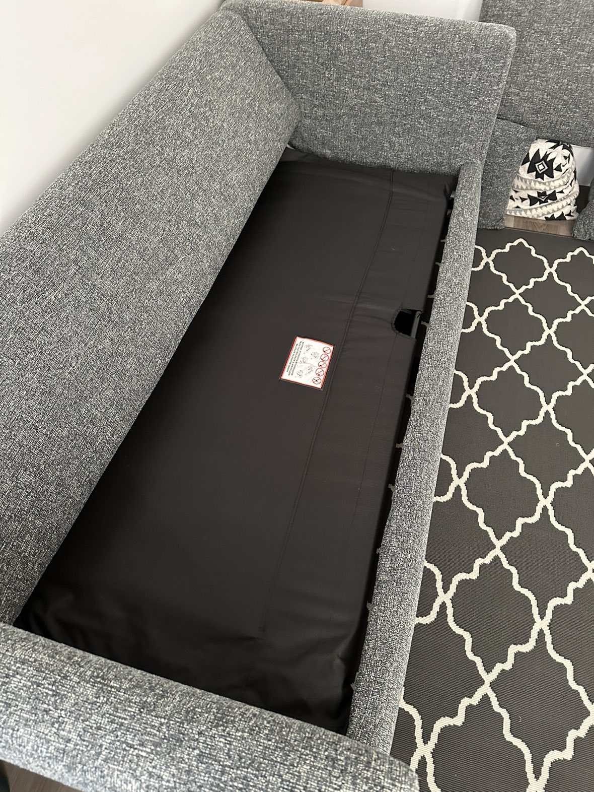 Godfrey 75” Square arm Sofa Bed image indicator(5)