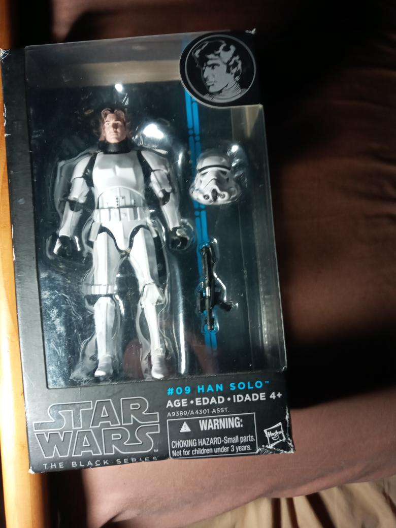 han solo action figure still in box - photo 2