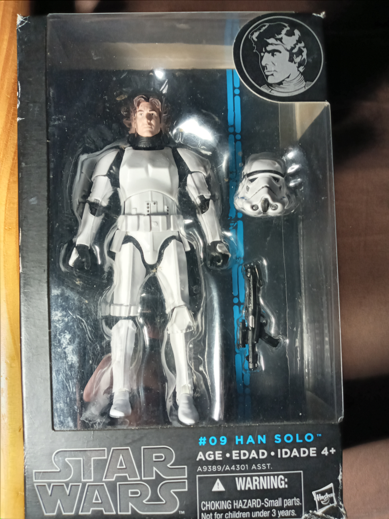 han solo action figure still in box - photo 4