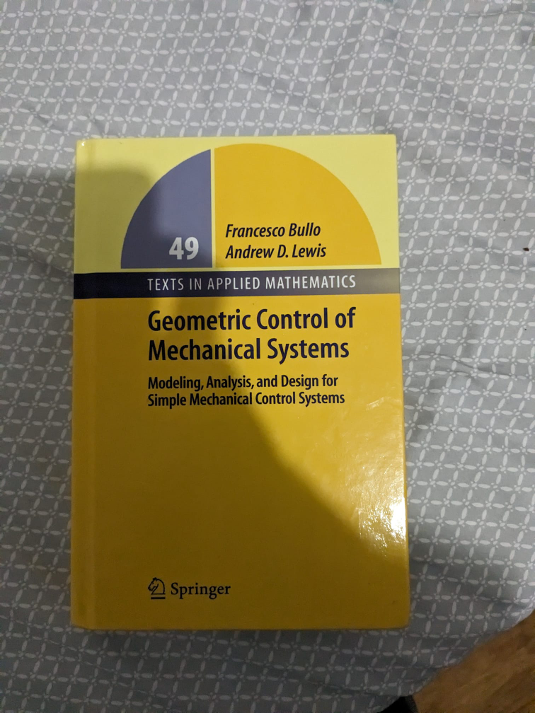 Geometric Control of Mechanical Systems. - photo 2