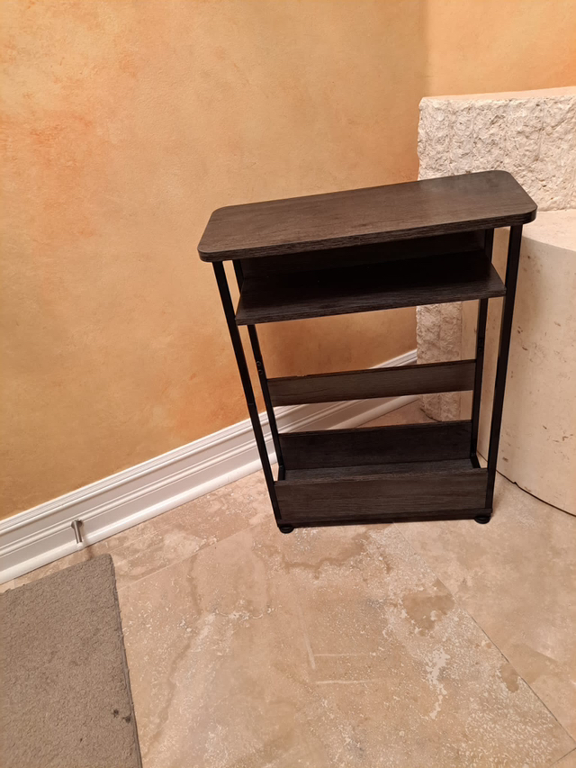 Brown Wood Side Table - photo 2