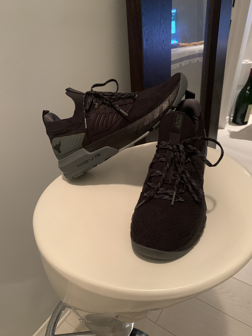 UA Project Rock 3 training shoes, size 11.5