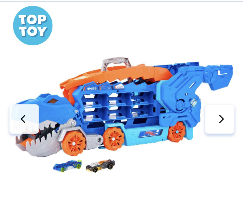 Hot wheels ultimate T-Rex transporter-New in box