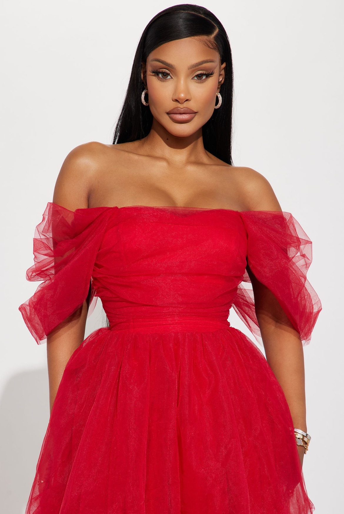 Khloe Tulle Gown - Red Dress (Valentine) - photo 2