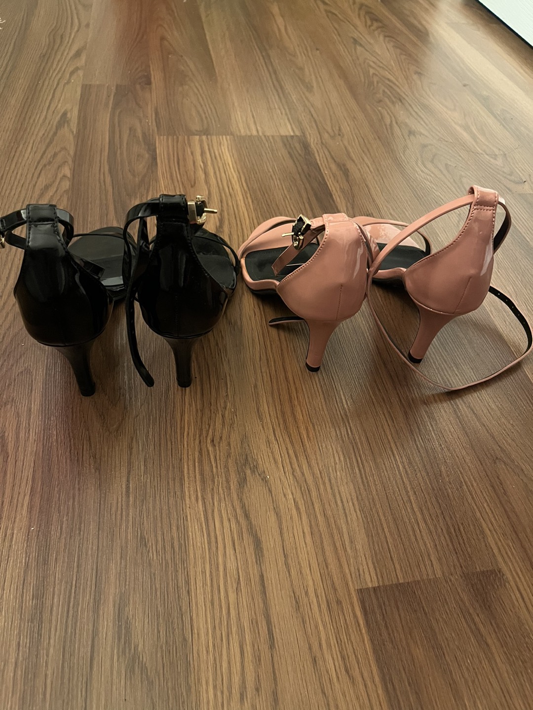 Strappy sandals - Black & Pink - 2 pairs - photo 4