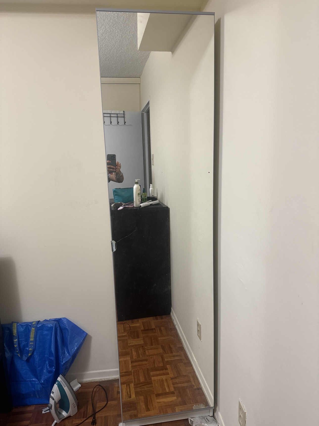 Ikea cupboard with mirror