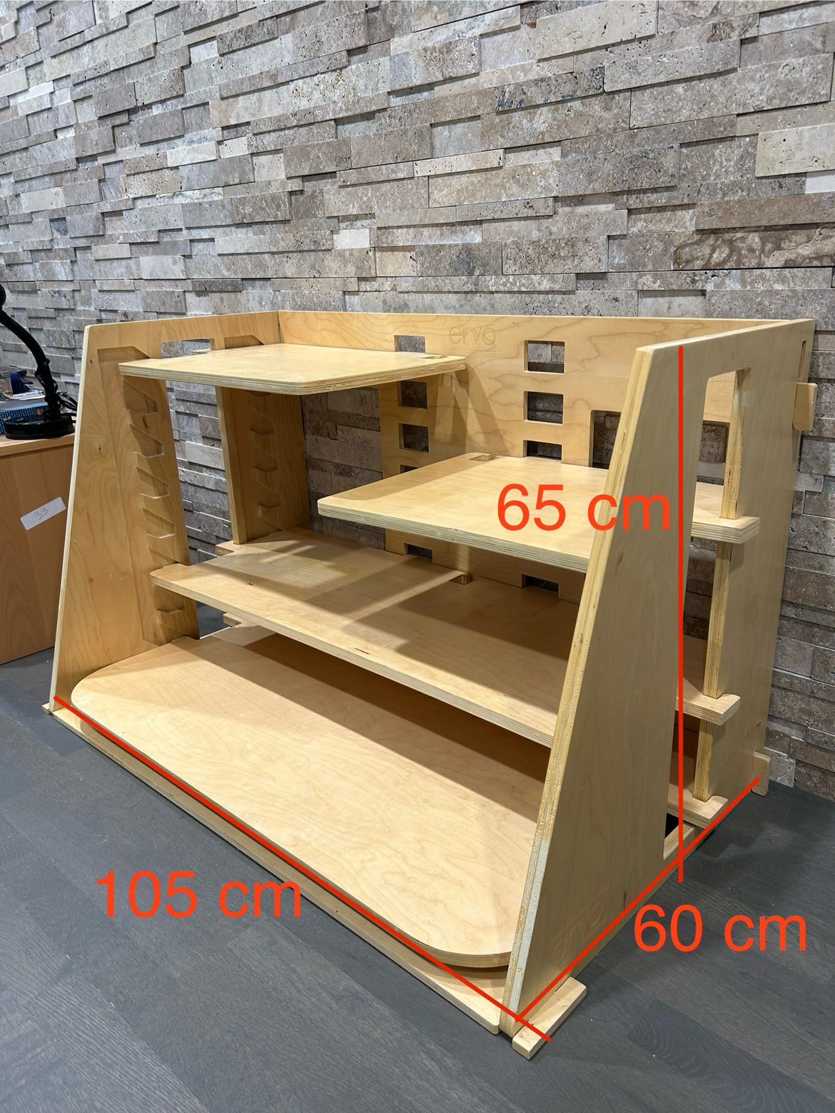 ERVO wooden sit to stand desk - photo 4