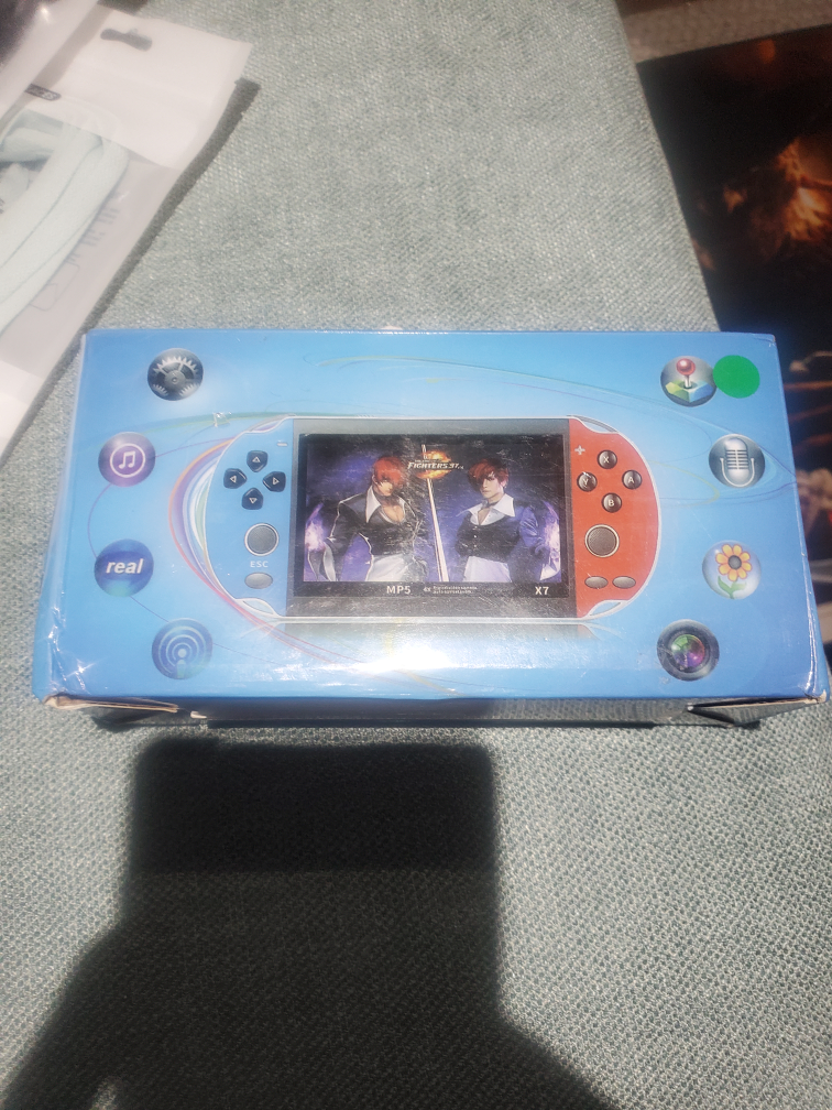 new hand held video game open box
