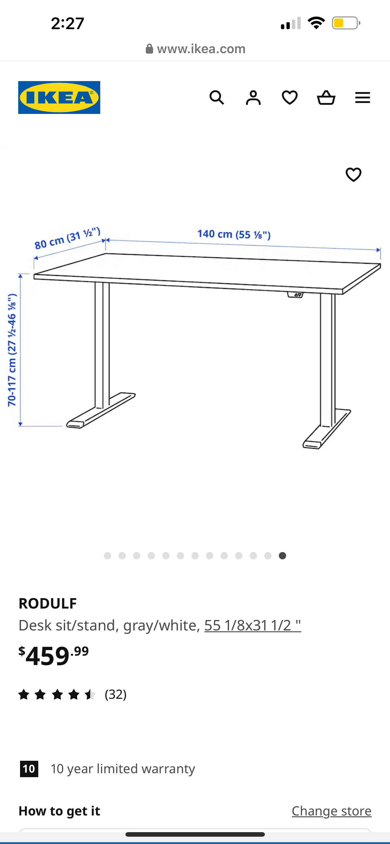 Ikea desk - photo 2