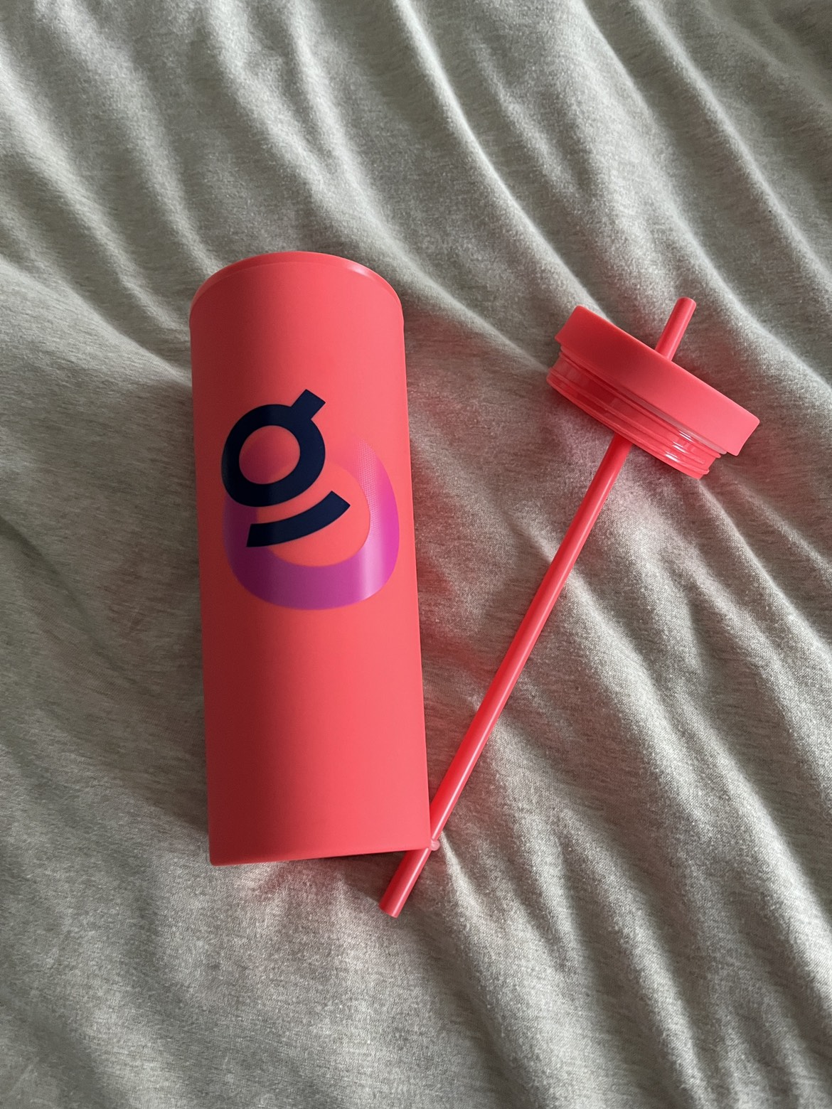 Tumbler with straw thumbnail