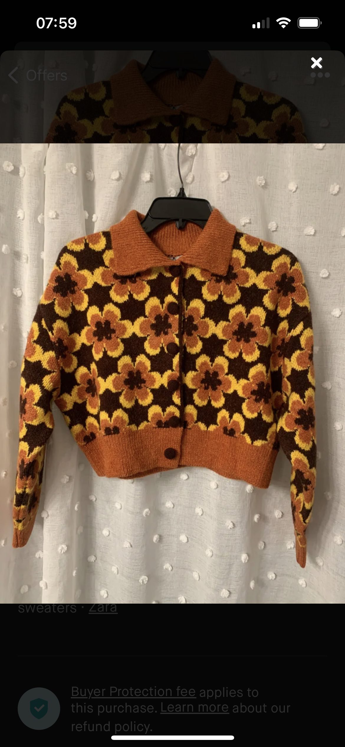 Knitted sweater thumbnail