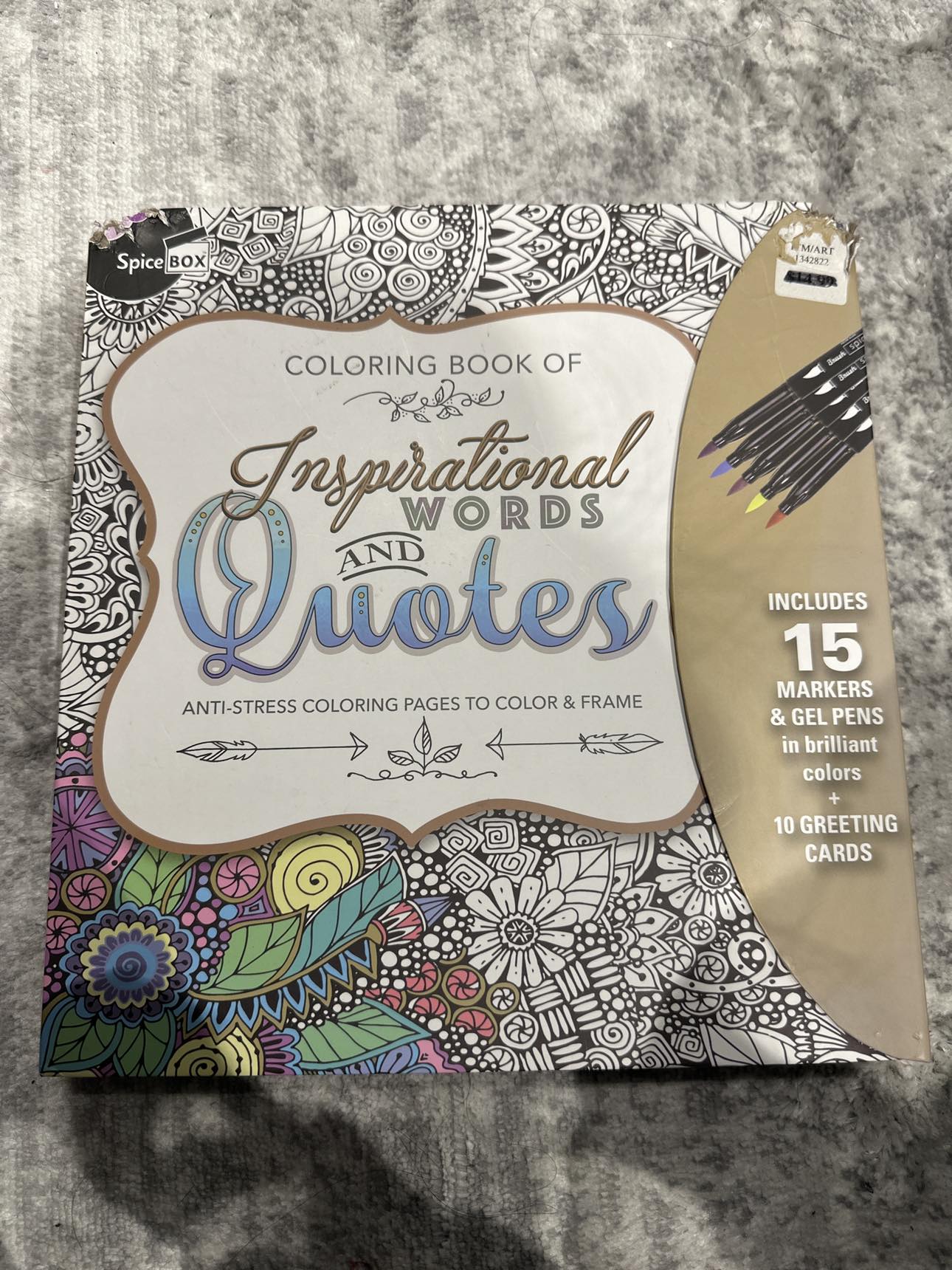 *Unused* Anti-Stress Coloring Book