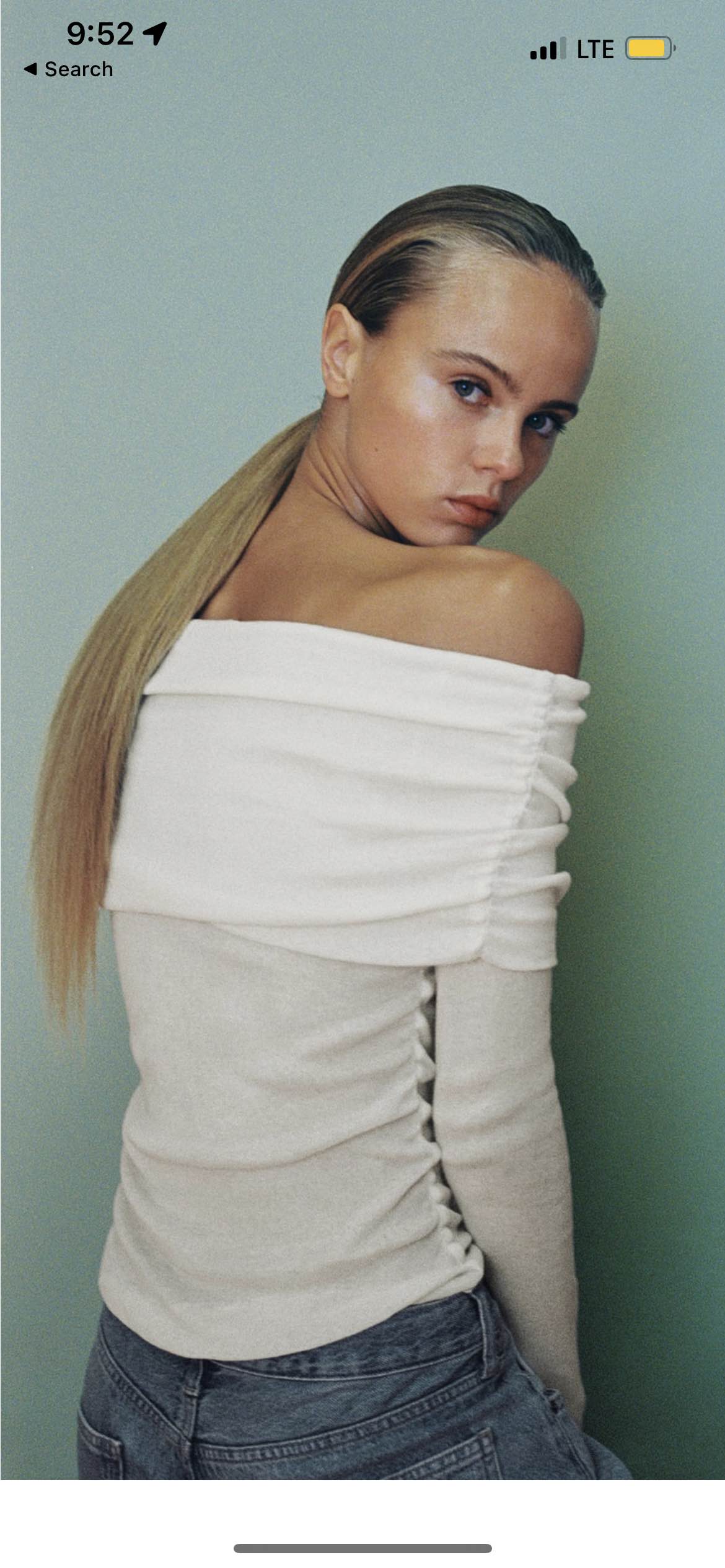 Off the shoulder cream top - photo 3