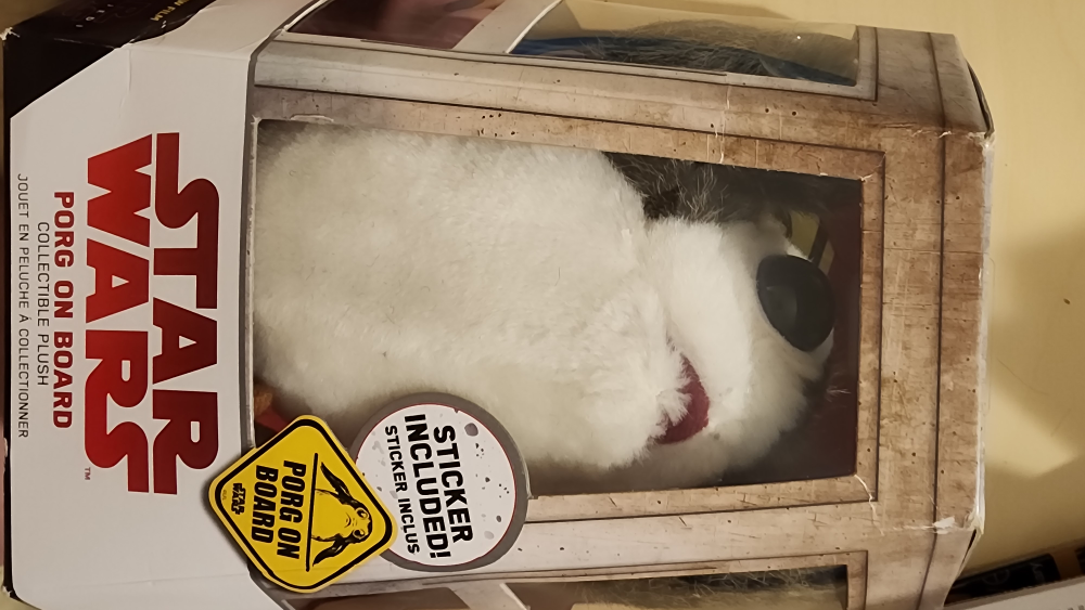 Porg plush with sticker - photo 2
