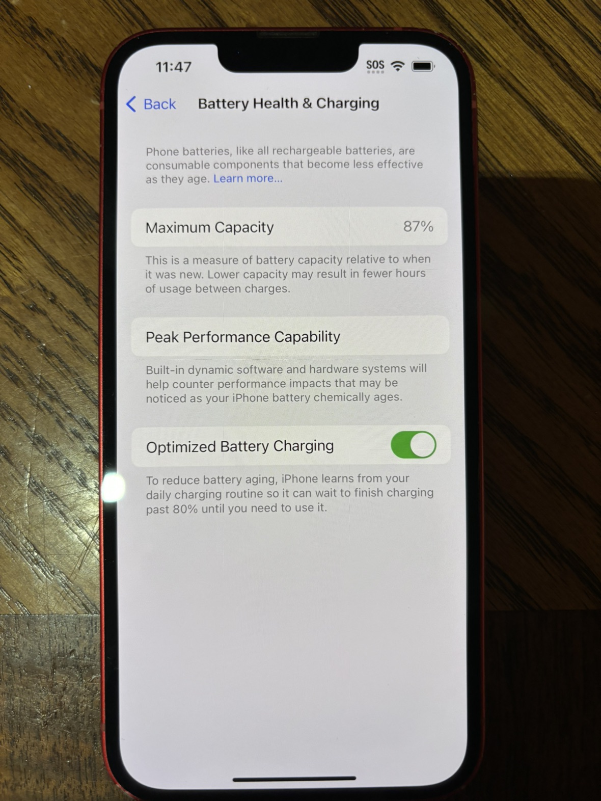 Iphone 13 - Red, Unlocked, 256GB image indicator(4)