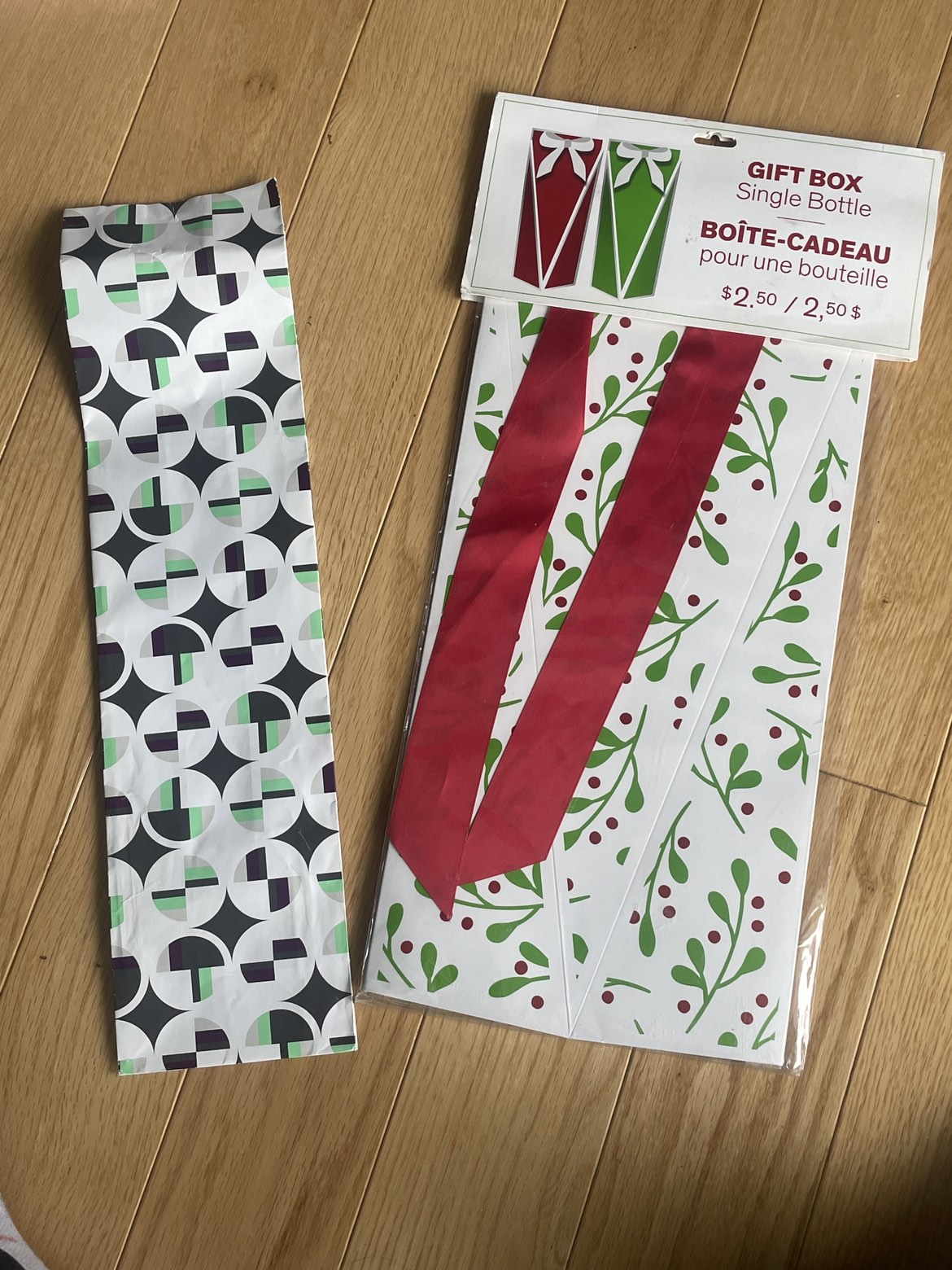 Free bottle gift bag/box thumbnail