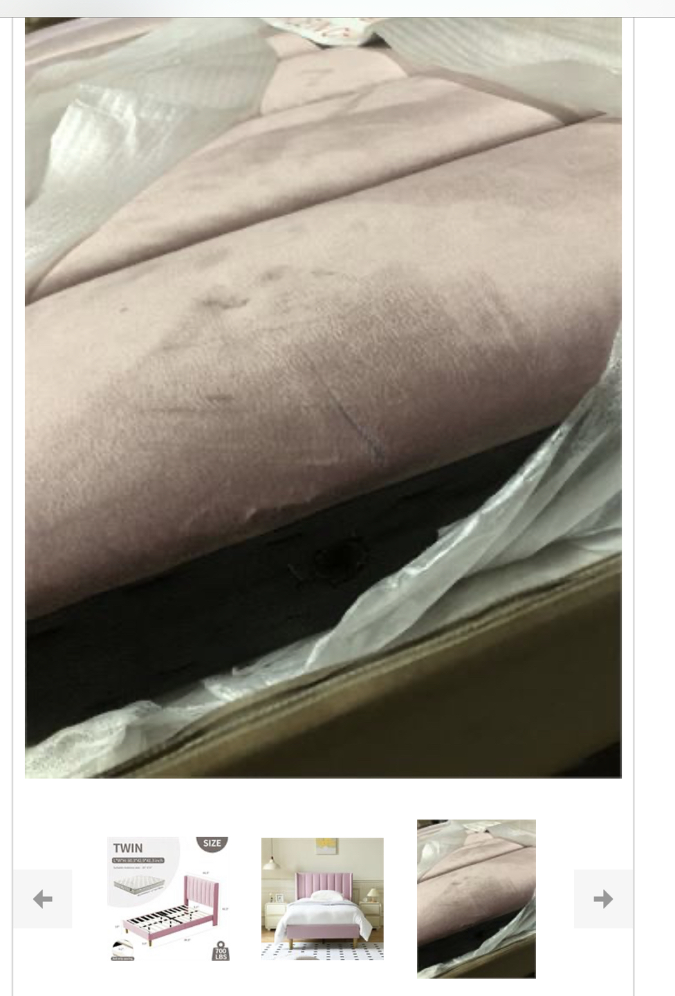 Bad with headboard - photo 3