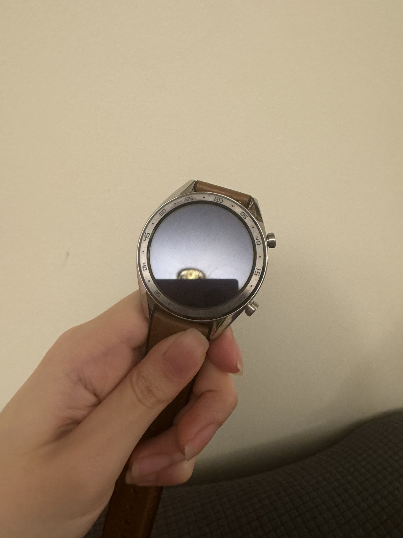 Huawei Watch GT 46mm brown leather strap - photo 3
