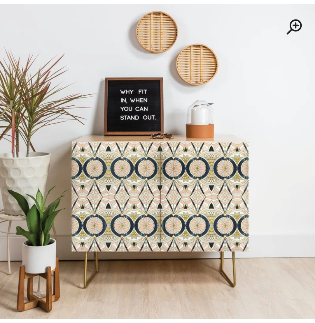 mosaic Birch cabinet