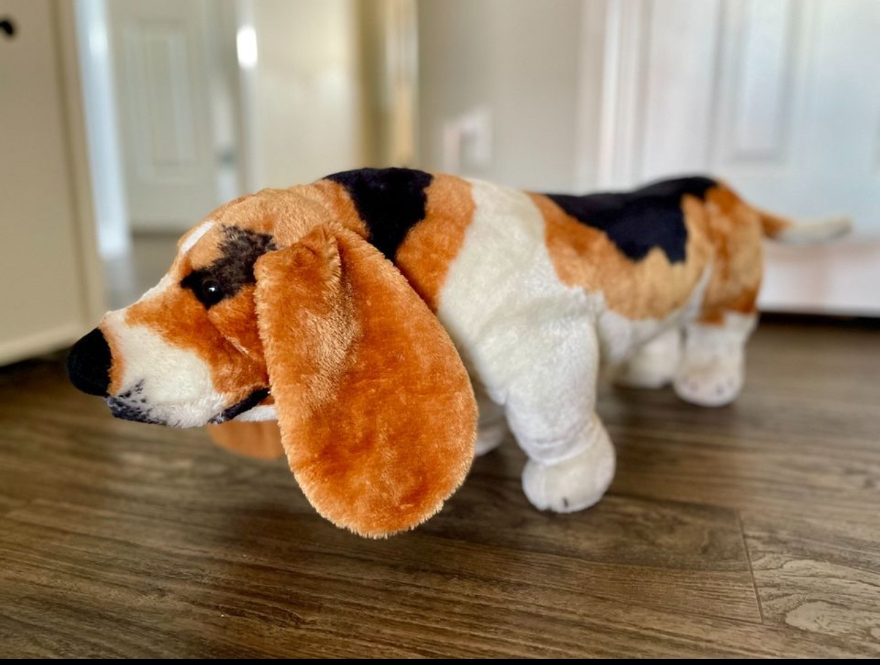 Melissa & Doug® Basset Hound Plush (realistic)