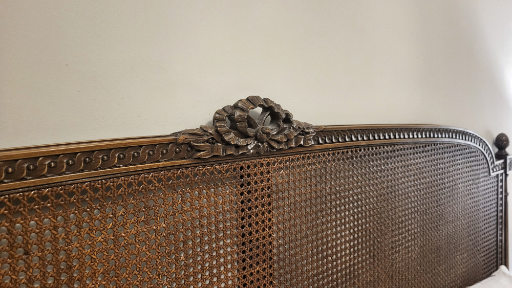 French Louis XVI Cane King Headboard - photo 3