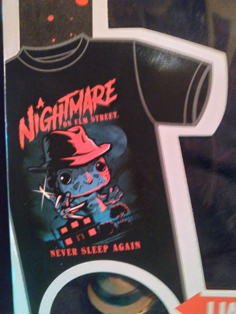 FREDDY KRUEGER T-SHIRT & FIGURE - FUNKO POP & PINT - SMALL image indicator(2)
