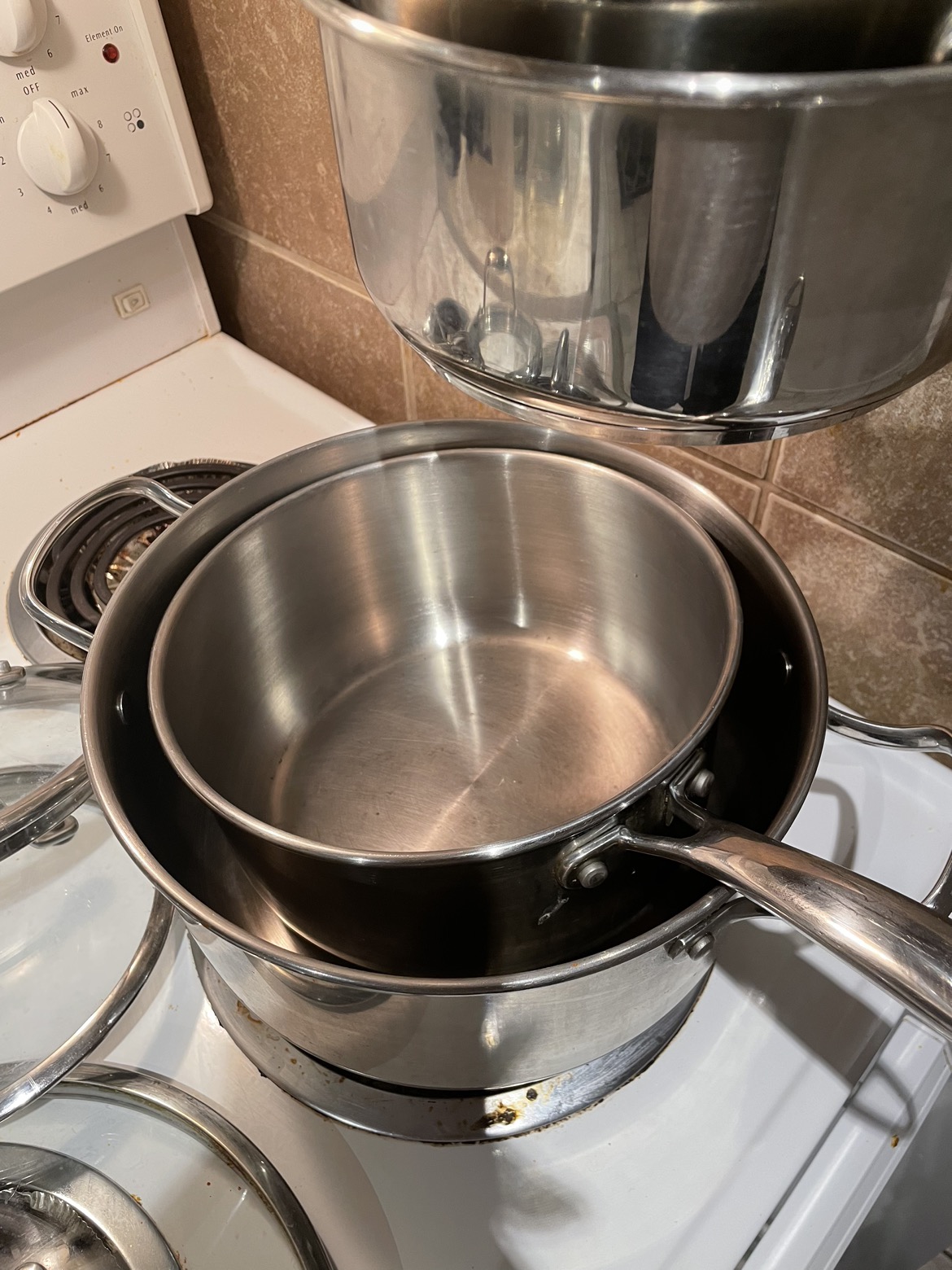 8pc Lagostina Stainless steel pot set - photo 4
