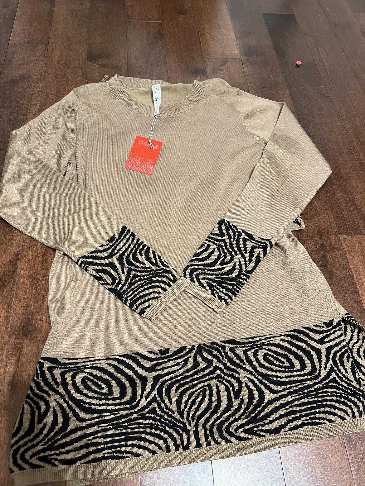NWT sweater with snood thumbnail