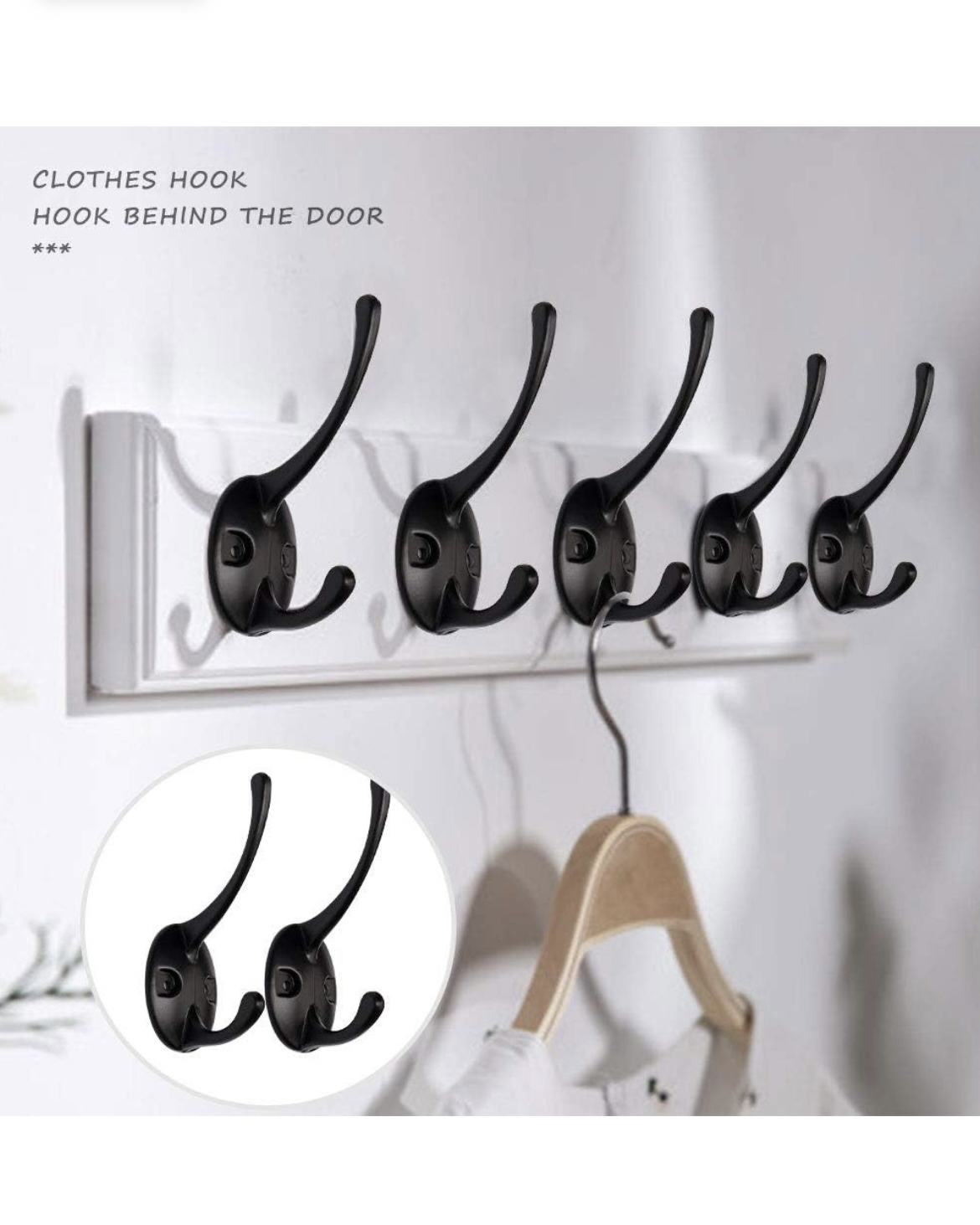 BNIB Coat Hooks image indicator(5)